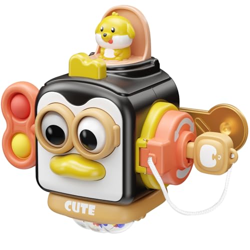 OSIMILY Montessori Toys for 1 Year Old, Busy Cube Easter Basket Stuffers,Sensory Toys for Toddlers 1-3,Fine Motor Skills Educational Toys,Birthday...