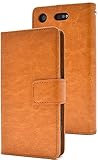 PLATA Xperia XZ1 Compact SO-02K ケース 手帳型 カラー レザー スタンド ポーチ 手帳 カバー 【 オレンジ おれんじ orange 】 DSO02K-77OR