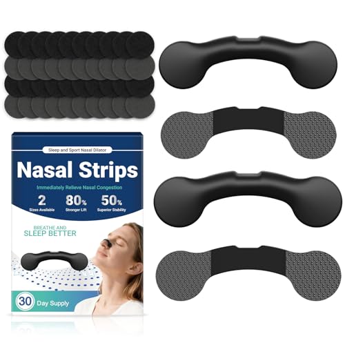 Nasal Strips for Snoring Nose Strips for Breathing Enhanced Respiratory Efficiency Extra Strength...
