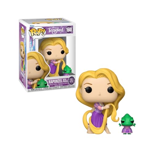 Candide, Boneco, Funko POP! Buddy Rapunzel e Pascal, Disney Enrolados - 10 e 3 cm