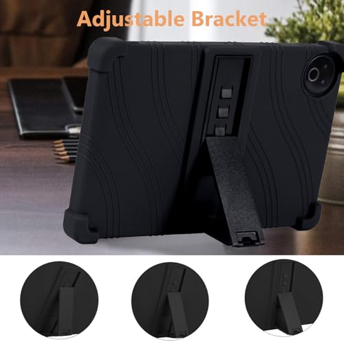 Housse tablette MUISOO 10.1 Android 15 Junfire silicone noir 2025 - 3