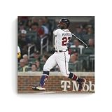 DENMIEX Michael Harris II Baseball Stars Poster Home Decor Wall Art Hanging Picture Print Bedroom Decorative Paintings Room Aesthetic 20x20inch(50x50cm)