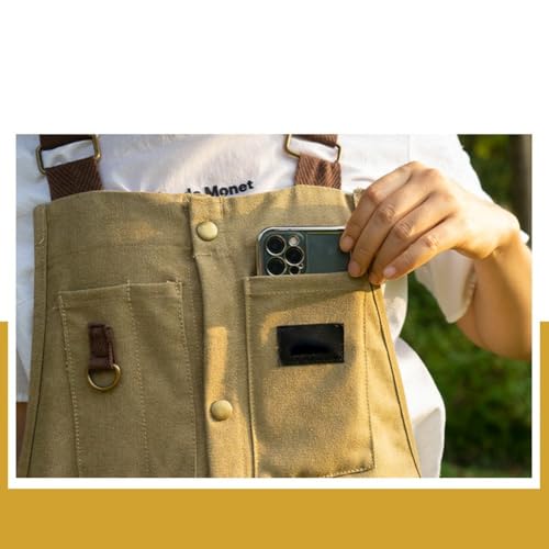 Vuogli キャンプエプロン キャンバス多機能モデル