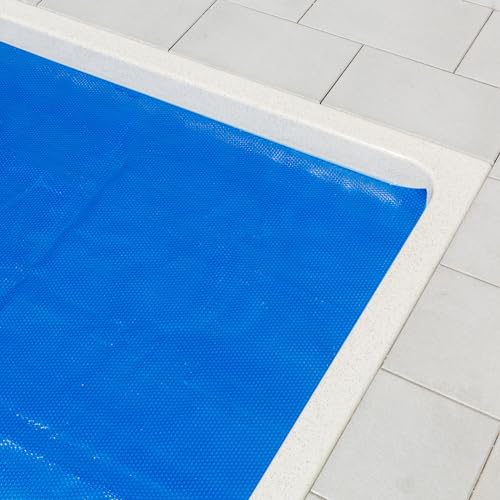poolomio Solarplane Pool Oval 488 x 305 cm | Solar Abdeckplane 180 µm Wärmeplane Noppenfolie zuschneidbar |...