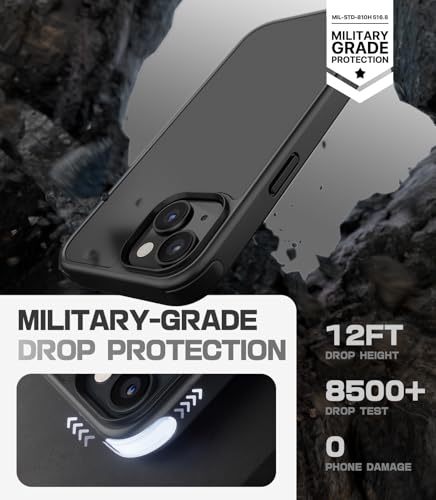 Coque iPhone 13/14 MagSafe antichoc mat MobNano avec boutons interchangeables - 5