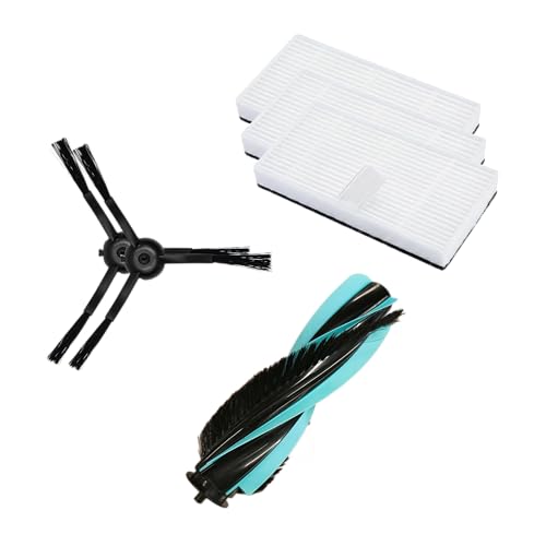 Cecotec Kit d'Accessoires - Pièces de Rechange pour Conga X70. Inclut Brosse Hairless Anti-enchevêtrement, 2 Brosses Latérales et 3 Filtres Haute Efficacité pour Effectuer la Maintenance