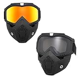 PPGAREGO Paintball Mask Anti Fog | Airsoft Helmet and Mask Full Face | Tactical Mask for Men | Airsoft Goggles Ballistic Goggles Tactical Goggles | for Skiing Paintball Shooting Cycling Fishing (M012)