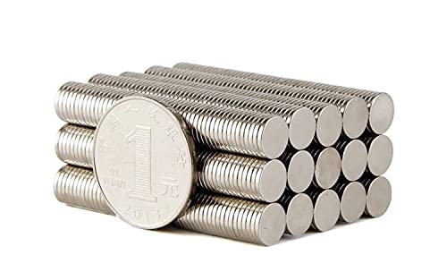 ZDYWY 100 Pieces 7 x 1mm Multi-Use Mini Refrigerator Magnets for Fridge Whiteboard Map Office School Home - 0.276 x 0.039inch