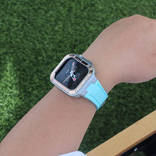 Kit modification Apple Watch 8 7 45 mm avec boîtier de protection robuste - 4