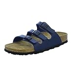 Birkenstock Damen Florida 554713 Pantoletten, Blau