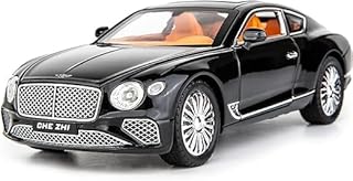 سيارة معدنية مصبوبة بنتلي كونتيننتال جي تي تعمل بالسحب للخلف بمقياس 1:24، نموذج سيارة سحب للخلف مع ضوء وصوت، ألعاب هدايا للأولاد من قطعة واحدة، متعددة الألوان من جيكستيك