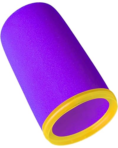 RhymKawa SM7B Windscreen for Shure SM7B SM7dB Microphone Pop filter, Noise-cancellation Windsock Cover Violet Foam Cover with Gold Retainer Ring