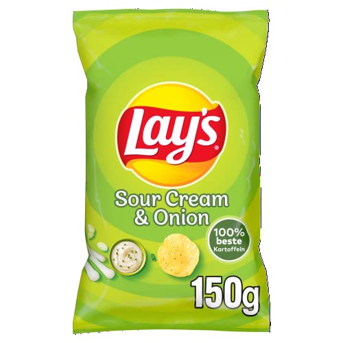 Lays Sour Cream & Onion Crisps 150g