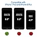 JETech Case for iPhone 8 Plus and iPhone 7 Plus 5.5-Inch, Non-Yellowing Shockproof Phone Bumper Cover, Anti-Scratch Clear Back (Black)
