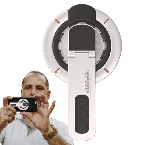 Agarre magnético para teléfono con rotación de 360 grados y montaje ajustable