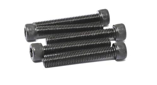 Image of iexcell 5 Pcs M10 x 65mm Thread Pitch 1.5 mm Alloy Steel 12.9 Grade Hex Socket Head Cap Screws Bolts Kit, Black Oxide Finish