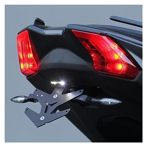 Support de Plaque d'Immatriculation T-Max Résistant aux Vibrations avec Feu LED
