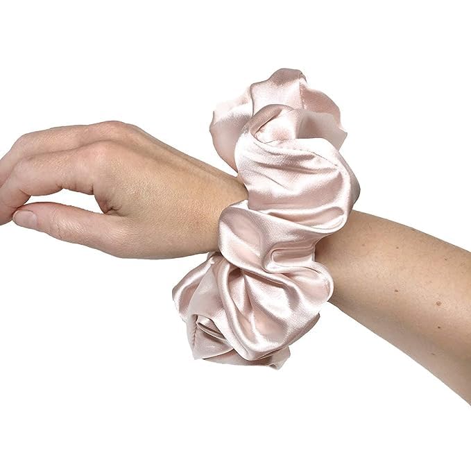 Miniatura 4 de Coleteros de satén extragrandes extragrandes para mujeres y niñas, prevención de encrespamiento, soporte para el cabello para dormir, banda elástica