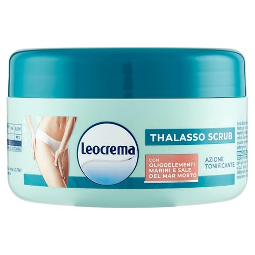 Leocrema Talasso - Exfoliante con elementos marinos y sal del Mar Muerto, 400 ml
