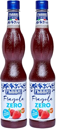 Fabbri Sciroppo Fragola Zero 560ml (Confezione da 2)