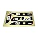 Linzhen Sticker Set Channel RC Excavator Amewi 1:14 Decals for Huina 580 1580 TR-211m 23