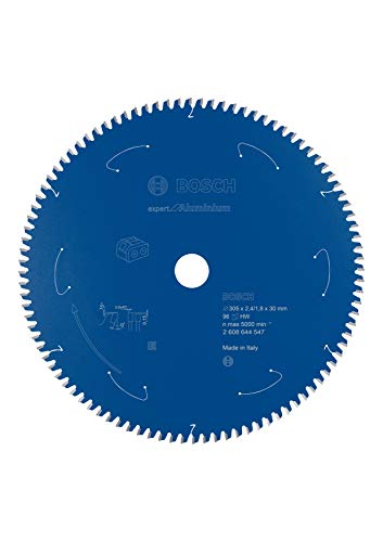 Bosch 1x Kreissägeblatt Expert for Aluminium (Aluminium, Sägeblatt Ø 305 x 30 x 2,4 mm, 96 Zähne, Professional Zubehör Akku Kapp- und Gehrungssäge)