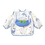 Fonctionnalités multiples : Combine protection aux repas, pendant la peinture, le jeu et en extérieur. Design polyvalent pour un usage quotidien une prévention efficace des taches de nourriture, un indispensable de puériculture évolutif.
