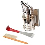 [Fumeur de ruches] Le fumeur de ruches est un outil essentiel pour les apiculteurs conçus pour produire de la fumée fraîche sûre qui calme efficacement les abeilles pendant l'entretien de la ruche. Cette fonctionnalité garantit un environnement de travail plus sûr en réduisant le risque de piqûres d'abeilles permettant aux apiculteurs d'inspecter et de gérer leurs ruches en toute confiance. Le fumeur est fabriqué à partir de matériaux durables pour résister à une utilisation fréquente, ce qui