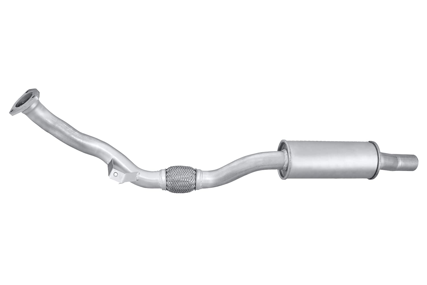 HELLA 8LB 366 022-961 Vorschalldämpfer - Easy2Fit® Kit - vorne - einteilig - Set mit Anbauteilen | 8LB 366 022-961 passend für A4 Passat | 8LB