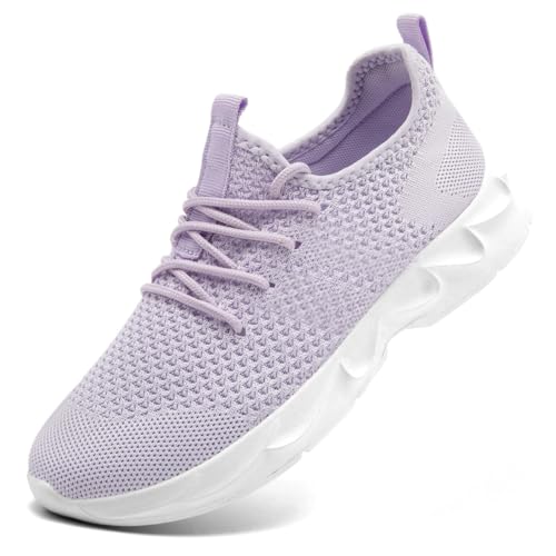 Image of Womens Walking Shoes Slip on Running Tennis Sneakers Non Slip Workout Athletic Gym Sports Breathable Mesh Lightweight Comfortable Fashion Casual Soft Sole