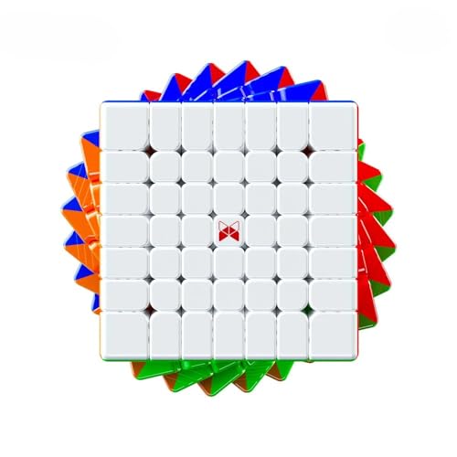 Image of X-Man Spark 7x7 V2 Magnetic Speed Cube | Spherical Stability System & Auto-Alignment | Ultra-Lightweight 160.6g, Compact 64mm Size | Flagship 7x7x7 High-Performance Professional Puzzle (Stickerless)