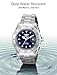 Invicta 40mm Men's Pro Diver Blue Dial Silver Tone Stainless Steel Watch 34023