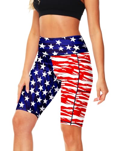 Image of AOBUTE Womens 9 inch /10 inch /11 inch Long Swim Board Shorts High Waisted UPF 50+ Biker Shorts with Pockets