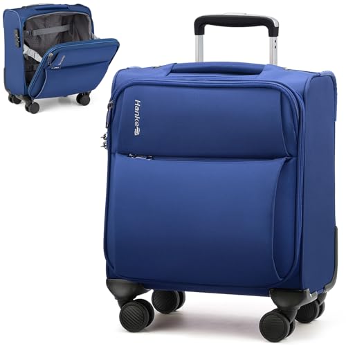 Hanke 16" Underseat Carry-On Spinner Luggage Blue