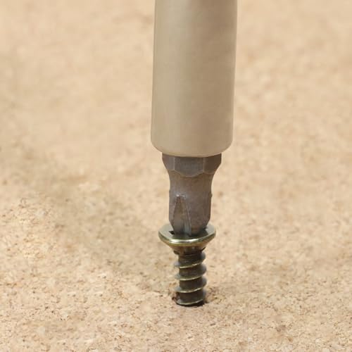 Mini Skater Kit surtido de tornillos para madera de acero al carbono cabeza plana autorroscantes, pack de 200 (Bronce) miniatura 4
