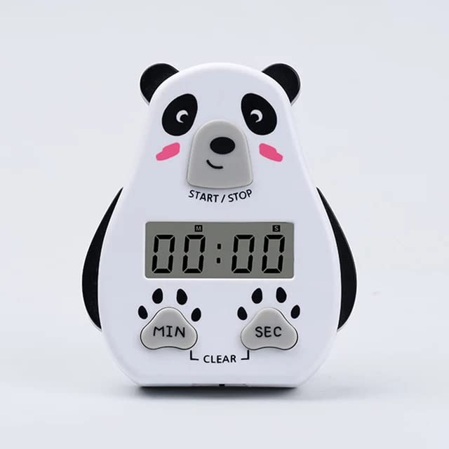 YELONA Timer, Kitchen Timer, Timer for Kids, Digital Timer for Cooking, Egg Timer, Magnetic Desk Timers for Teacher, Classroom, Exercise, Bathroom, Oven, Baking, Table, Productivity - White