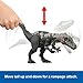 Mattel Jurassic World Rebirth Gigantic Thrashers Dinosaur Figure, Chilantalsaurus Large Species Toy, 2 Rampage Attacks, Digital Play