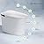 AKNIRL Smart Toilet Auto/Open Close Lid with Booster Pump, Auto Powerful Flush, Heated Seat,Warm Water, Air Dryer, Deodorization, Modern Smart Toilets for Bathrooms, White, Y001ZP