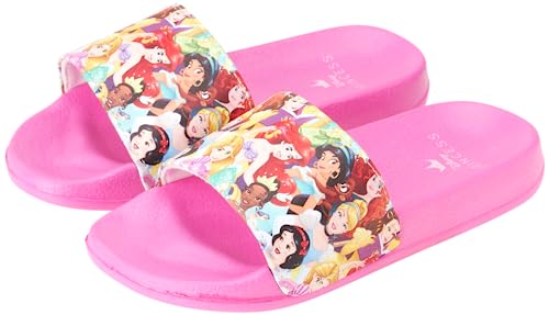 Disney Girls' Princess Sandals - Slip-On Beach/Pool Slides (Little Kid/Big Kid)2