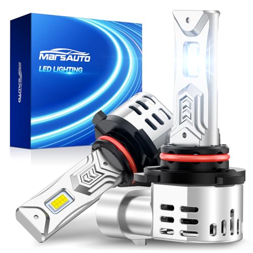 9006/HB4 Light Bulbs, 60,000LM 1200% Brightness, 80000+ Hours Lifespan, 6500K Pure White H13/9008 Light Conversion Kits, Plug N Play, Pack of 2