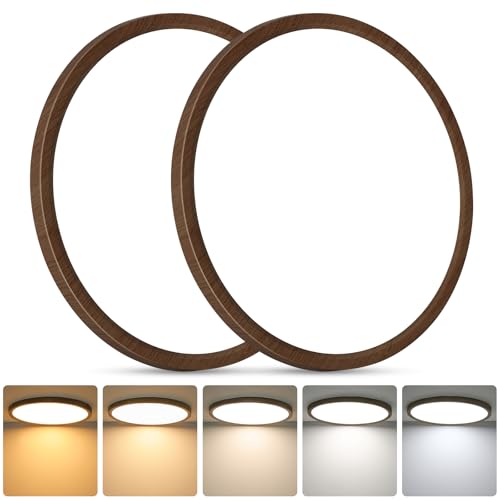 Image of Brightever 12 Inch LED Flush Mount Ceiling Light Fixture, Dimmable, 3200LM