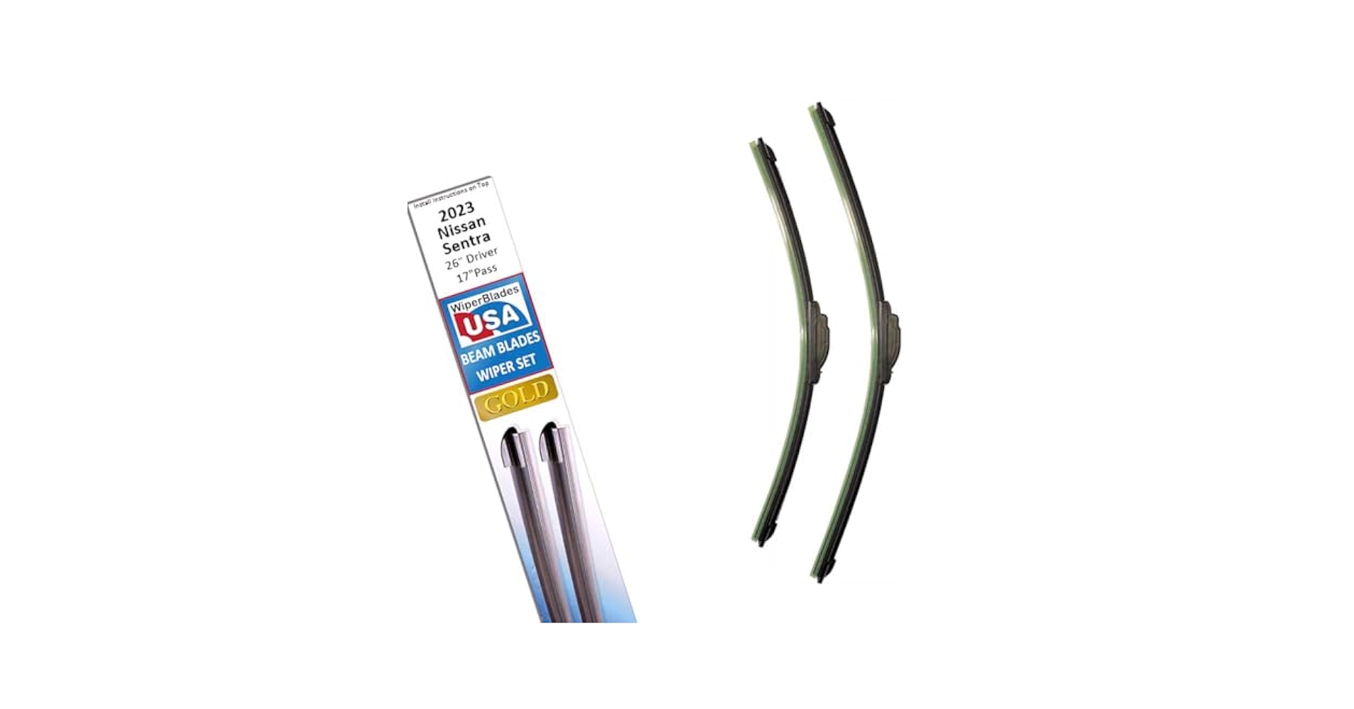 Amazon.com: Beam Blade Wipers Set for 2023 Nissan Sentra
