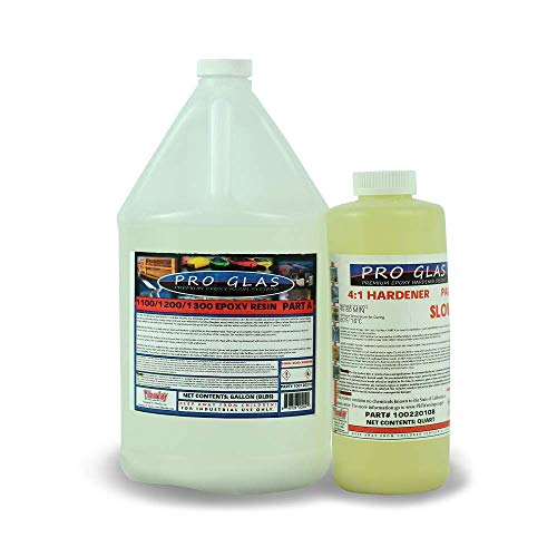 Epoxy Resin 4:1 Kit (1.25 Gallon, Slow)