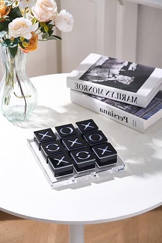 Modern Tic Tac Toe de Acrílico con Base Clara miniatura 5