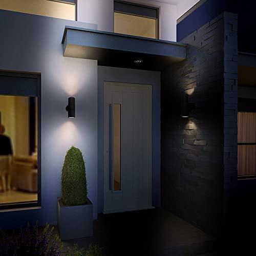 Body-Plus Up Down Outdoor Wall Lights, GU10 Fittings Up Down Lights Stainless Steel Outdoor Wall Lights Mains Powered - Image 4