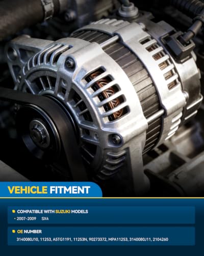 Image of PHILTOP Alternator for 2007-2009 Suzuki SX4