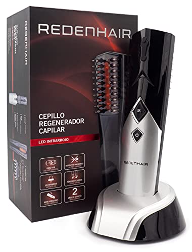 REDENHAIR - Cepillo Regenerador Capilar - Tratamiento Anticaída de Cabello - Estimulador Crece Pelo - Ideal Crecimiento Cabello - Anticaída Cabello Mujer y Hombre Cover