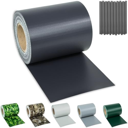 tectake® Brise Vue Jardin en PVC pour Grillage et Cloture, Brise Vue Paravent Exterieur Pare Soleil Protection UV Occultant Grillage Rigide Pare Vent Jardin -...