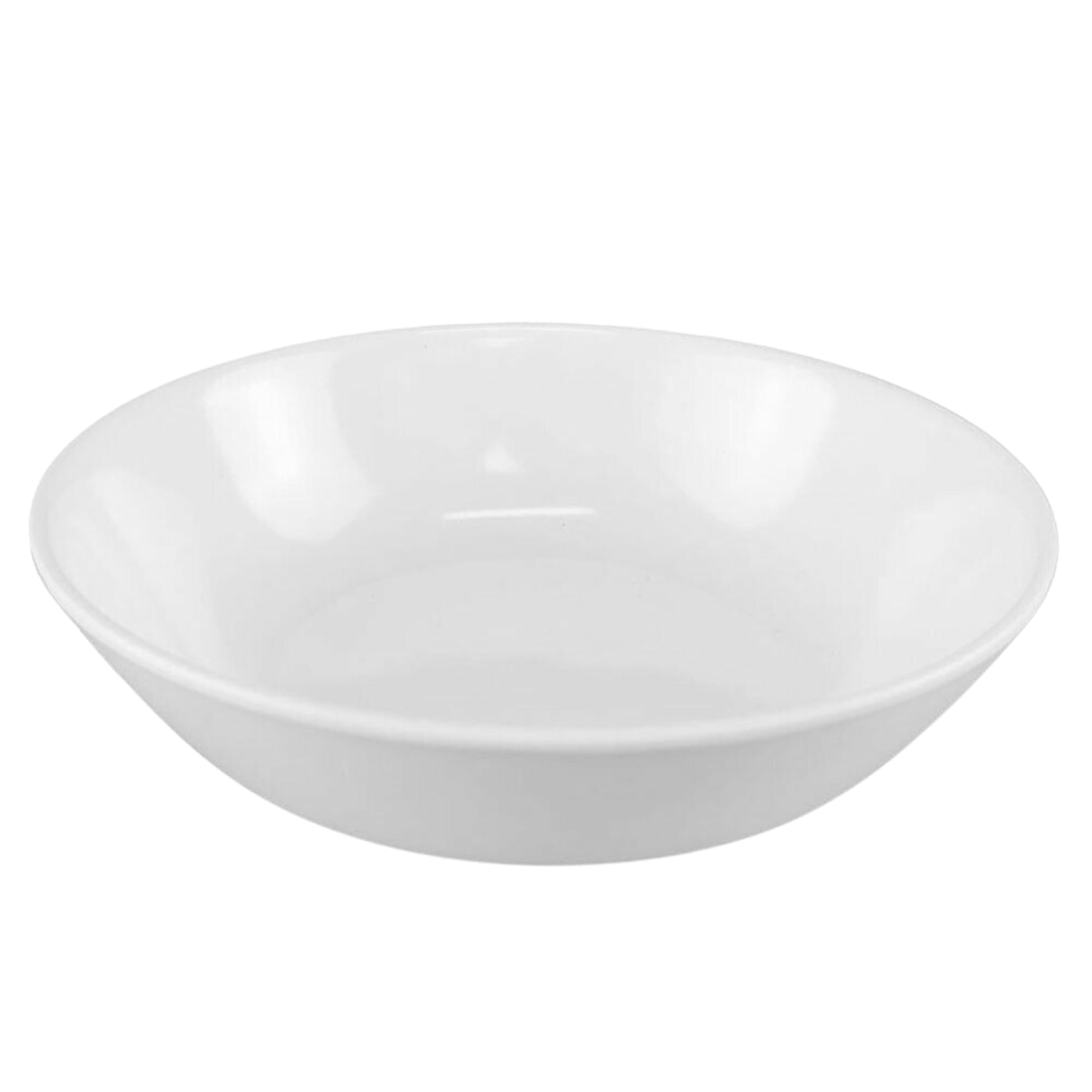 Melamine Dining Set, Plates and Bowls, Break-Resistant, Dishwasher Safe, 100% Melamine, BPA Free, White (3X 13 White Serving Bowls)