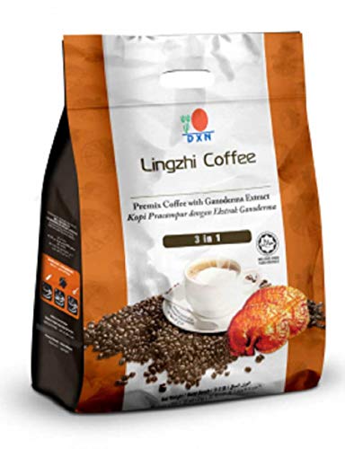 DXN Lingzhi 3 in 1 Coffee Ganoderma 20 Sachets ( 3 Pack )